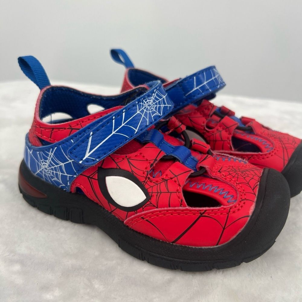 Marvel Spider-Man Red and Blue Kids Sandals Kids 8